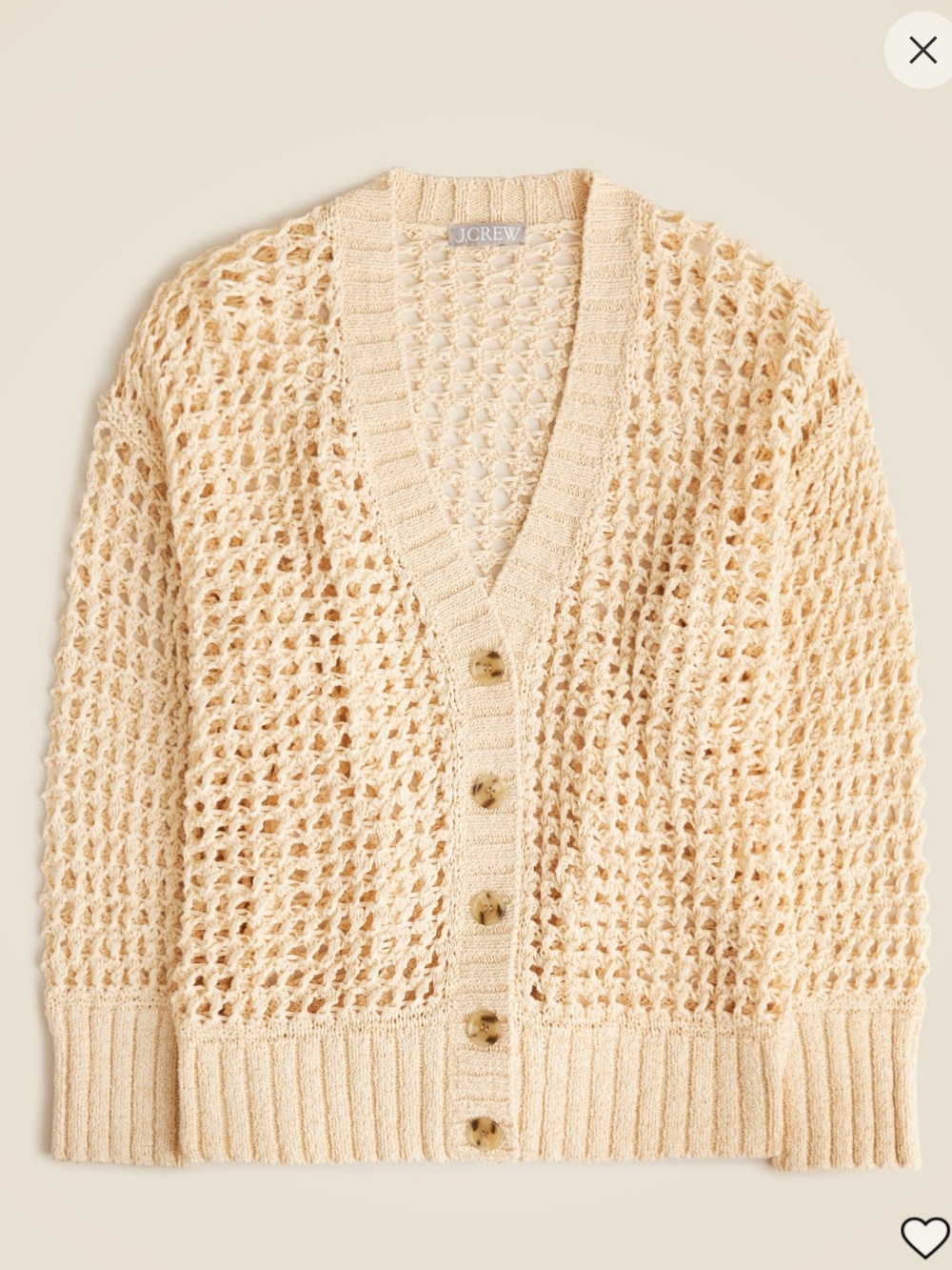 J. Crew Montauk Relaxed Cardigan Used